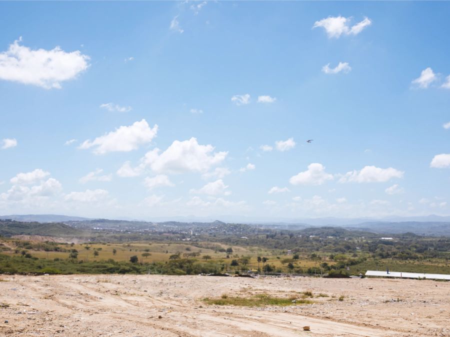 Vista actual del Vertedero de Rafey (foto de 2022).