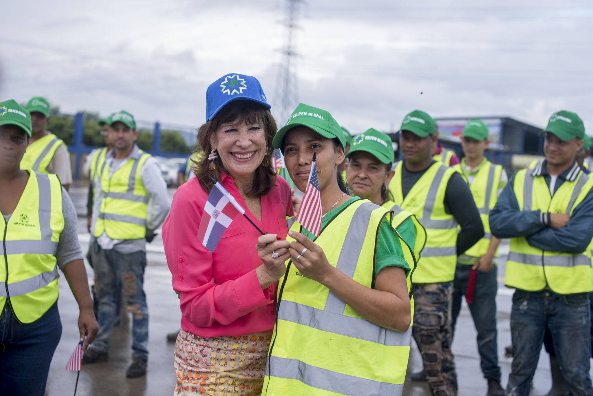 Visita de la embajadora de USA